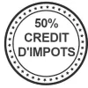 50 % crédit d'impôt
